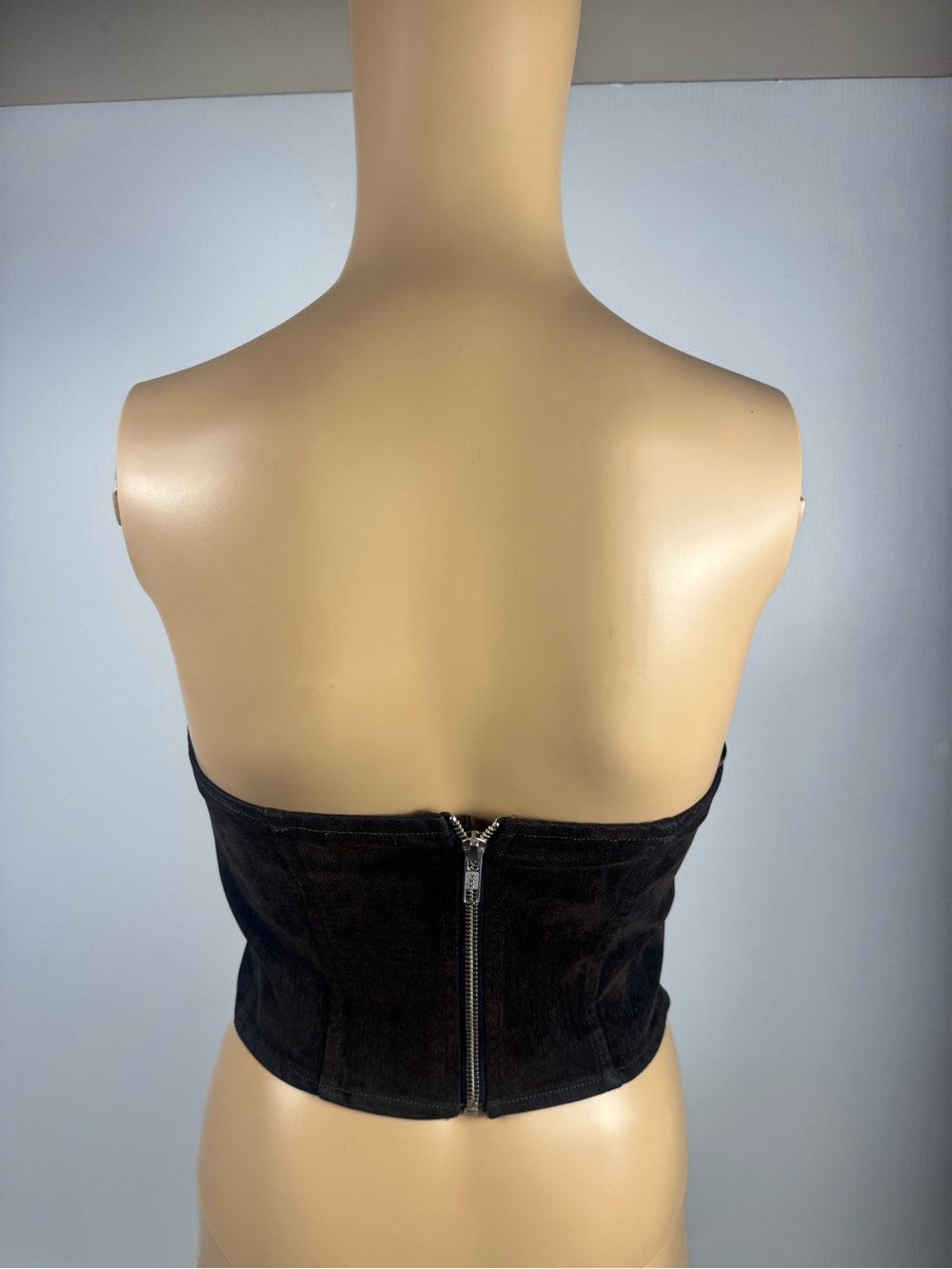 AKIRA Jade-T Brown Strapless Corset Top | NWT | Size Small - Picture 4 of 5